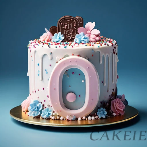 Zero Digit Designer Cake